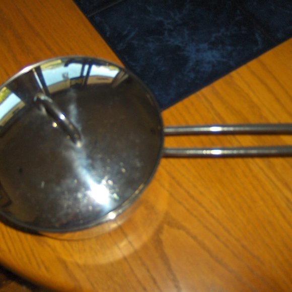 Barazzoni 2 Quart Pan Stainless Steel Induction Gas Electric Made in Italy - Picture 4 of 8